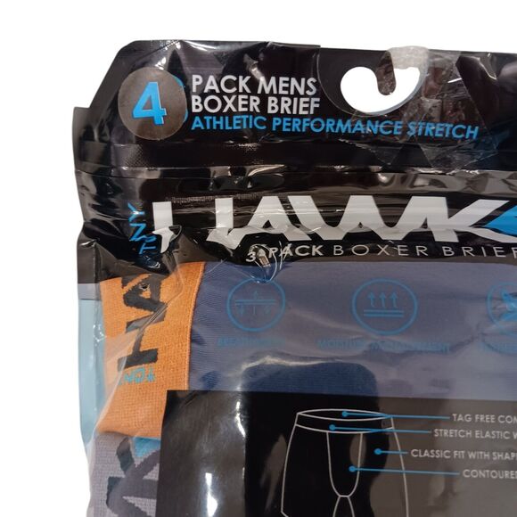 4 Pack TONY HAWK Boxer Briefs Sz XL Performance Stretch CONTURE POUCH Multicolor - Picture 13 of 16